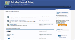 Desktop Screenshot of motherboardpoint.com