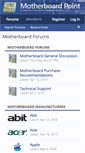 Mobile Screenshot of motherboardpoint.com
